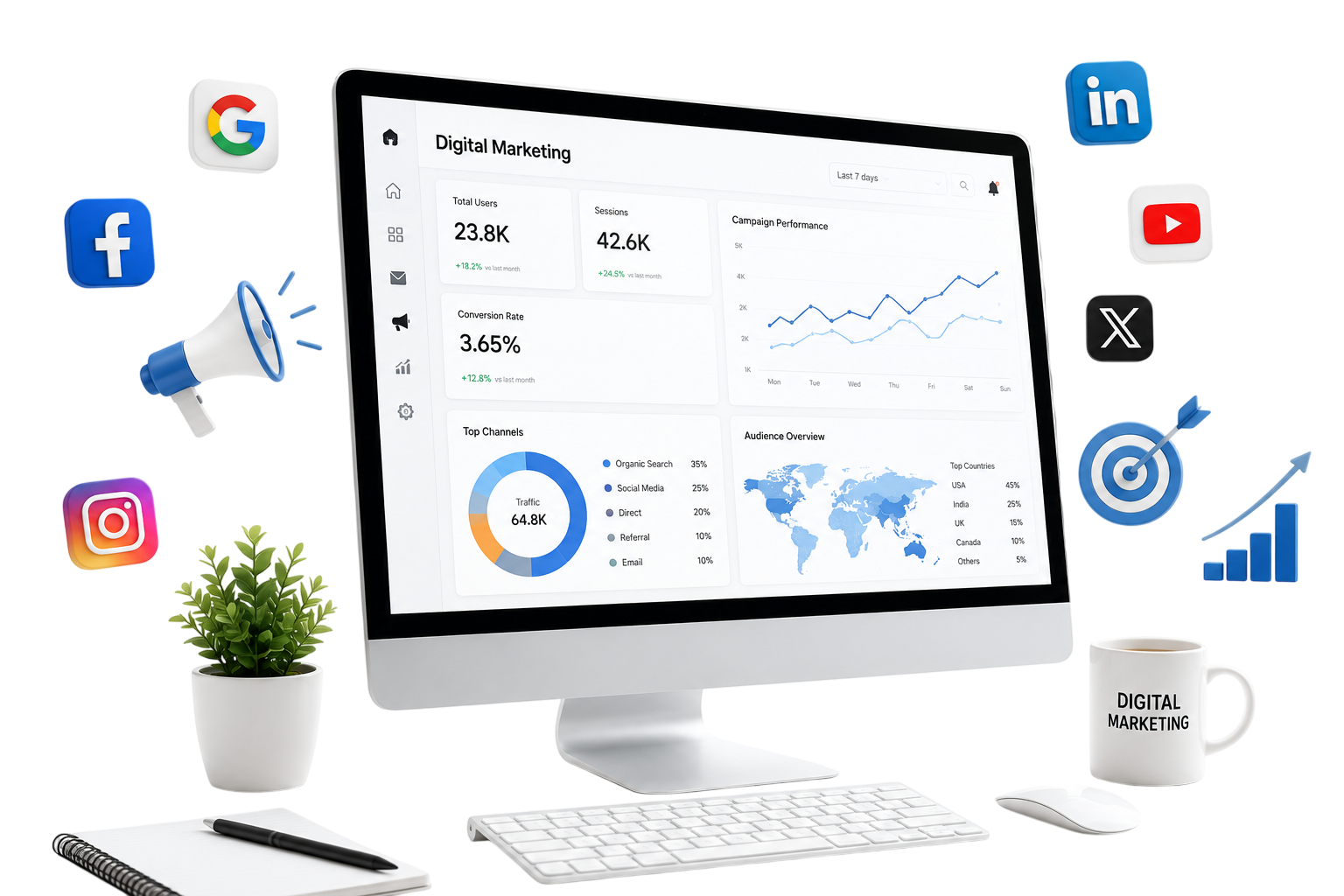Digital marketing agency in Delhi — Saumyatam Technology
